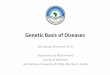 Genetic basis of diseases (!)