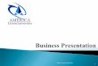 America business presentation