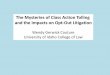 The Mysteries of Class Action Tolling and the Impacts on Opt-Out Litigation