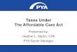 ACA, Health Insurance, and Taxes--A Full-Plate Discussion for Small Businesses