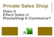 Private Sales Idea in PrestaShop Ecommerce