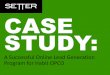 Case study   anatomy of a highly successful online lead generation campaign.4 imageholders