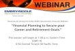 Planning Your Dreams: Financial Planning to Secure Your Career and Retirement Goals