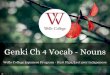 Genki Ch 4 Vocab - Nouns