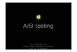 My story on A/B-Testing
