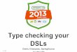 Type checking your DSLs