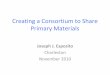 A Consortium for Sharing Primary Materials by Joseph J. Esposito – CEO, GiantChair