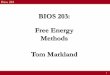 BIOS 203 Lecture 8: Free Energy Methods