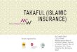 Takaful Islamic Finance by Camille Paldi   FAAIF