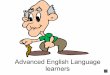 Advanced english language learners v2