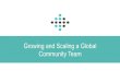 Allison Leahy - How To Grow and Scale A Global Community Team