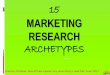 15 Marketing Research Archetypes