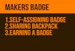 Makers badge wireframe