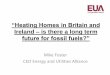 Heating Homes in Britain and Ireland - is there a long term future for fossil fuels