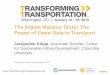 The Digital Matatus Story: The Power of Open Data in Transport - Jacqueline M Klopp - Center for Sustainable Urban Development, Columbia University - Transforming Transportation 2015