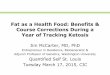 Fat as a Health Food: Benefits & Course Corrections During a Year of Tracking Ketosis