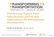 The general transit feed specification (gtfs) and implications for international development - Holly Krambeck - World Bank - Transforming Transportation 2015