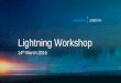 Lightning Developer Week - Bangalore Salesforce Developer Group