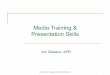 Media training & presentation skills
