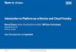 Introduction to Platform-as-a-Service and Cloud Foundry