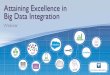 Webinar: Attaining Excellence in Big Data Integration
