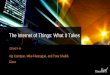 The Internet of Things: What It Takes