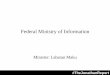 Federal ministry of information