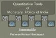Quantitative tools of monetary policy