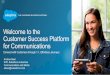 Welcome to the  Customer Success Platform for Communications