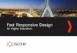 iFactory: Fast Responsive design for Higher Education- TERMINALFOUR tforum2013