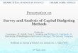 Survey and Analysis of Capital Budgeting Methods