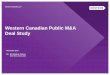 Western Canadian Public M&A - Deal Study