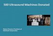 500 Ultrasound Machines Donated