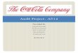 Audit Risk Analysis of the Coca-Cola Company