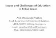 Issues and challenges of education in tribal areas
