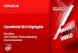 K2   oracle open world highlights