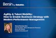 Agility & Talent Mobility how to enable business strategy with modern performance management