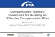 Compensation Toolbox: Guidelines for Building an Effective Compensation Plan