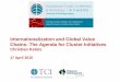 TCIOceania15 Internationalization and Global Value Chains: The Agenda for Cluster Initiatives