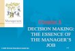 Chapter 6   Decision Making The Essence Of The Manager S Job