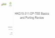 HKG15-311: OP-TEE for Beginners and Porting Review