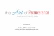 Sydney Film Base presentation: 'The Art of Perseverance' by Nick Bolton