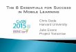The 8 Essentials for Success in Mobile Learning