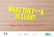 What the f**k is lean startup and why should I care?