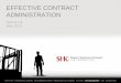 Effective contract administration may 2014