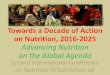 IFPRI-FAO Panel Discussion Accelerating Progress to Overcome Malnutrition