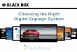 Choosing the Right Digital Signage System