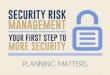 Develop and Implement a Security Risk Management Program
