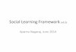 Social learning framework - For Workplace Learning