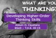 Developing Higher-Order Thinking Skills